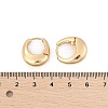 Brass Hoop Earrings for Women EJEW-U041-01G-5