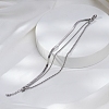 Stylish Stainless Steel Triple-layer Bracelets OB2318-1-2