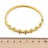 Brass Micro Pave Clear Cubic Zirconia Hinged Bangles for Women BJEW-S168-05G-4