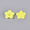 Frosted Acrylic Bead Caps KY-Q004-08F-3