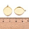 304 Stainless Steel Pendant Cabochon Component STAS-Q113-18D-G-3
