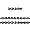 304 Stainless Steel Flower Link Chains STAS-B041-08EB-2