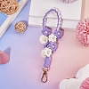 Hand-woven Flower Pendant Decorations KEYC-TAC0009-02KCG-03-4