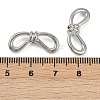 Alloy Bowknot Beads FIND-M079-02P-3