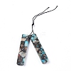Natural Mixed Gemstone Pendants G-G827-05-3