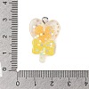 Opaque Resin Pendants RESI-S06-04B-3