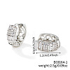 Brass Hoop Earrings HA0784-1-2