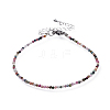 Natural Tourmaline Bead Bracelets BJEW-JB04555-06-1