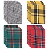 32Pcs 4 Colors Polyester Iron on Cloth Patches DIY-MA0007-28-1