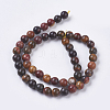 Natural Polychrome Jasper/Picasso Stone/Picasso Jasper Beads Strands G-E468-C01-6mm-2