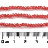 Baking Painted Imitation Jade Glass Bead Strands DGLA-A034-J2MM-A32-2