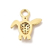 Rack Plating Brass Micro Pave Cubic Zirconia Pendants X-KK-P230-23G-A-2
