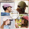 40Sets 4 Colors Iron Baseball Hat Cap Buckle Strap Clasp Clip Kit FIND-BC0014-11-5