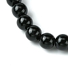 Halloween Theme 7.5mm Round Acrylic Beaded Stretch Bracelets BJEW-JB10881-4