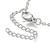 304 Stainless Steel Cable Chain Necklaces NJEW-H040-21P-03-3