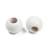 Spray Painted Wood European Beads WOOD-F017-05C-2