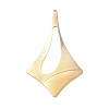 Brass Big Pendants KK-D263-09G-1