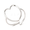 Non-Tarnish 201 Stainless Steel Open Cuff Ring RJEW-E063-47P-1