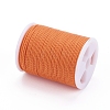 Round Waxed Polyester Cord YC-G006-01-1.0mm-07-3