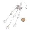 Butterfly Brass Hanging Suncatchers HJEW-JM04249-3