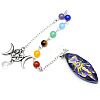 Natural Lapis Lazuli Horse Eye Dowsing Pendulum Big Pendants PW-WG8D3DA-05-1