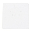 Square Cardboard Earring Display Cards CDIS-P004-15A-01-2