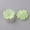 Transparent Frosted Acrylic Bead Caps X-MACR-S371-04A-728-2