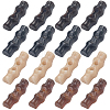 16Pcs 4 Colors Resin Buttons FIND-GF0008-25-1