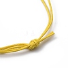 Adjustable Brass Heart Link Bracelets BJEW-JB05420-05-3