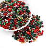 Christmas Theme Glass Seed Beads SEED-N007-13K-1