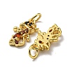 Real 18K Gold Plated Brass Pendants KK-L209-014G-2