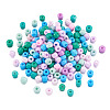 Opaque Glass Round Seed Beads GLAA-TAC0025-07B-01-1