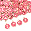 60Pcs Alloy Enamel Pendants ENAM-YW0008-02A-1