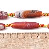 Natural Weathered Agate Beads Strands G-A311-B01-01-5