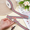 10 Yards Polycotton Ribbons OCOR-WH0070-185A-3