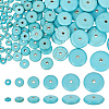  180Pcs 6 Styles Synthetic Turquoise Beads G-NB0004-81-1