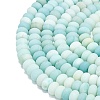 Natural Flower Amazonite Beads Strands G-P575-A10-8x5mm-02-3