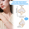 6Pcs Natural Sea Shell Cloud Charms KK-BBC00014-93-2