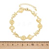 Brass Link Chain Bracelets for Women BJEW-A090-07A-G-5