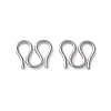 304 Stainless Steel S-Hook Clasps STAS-Z124-04C-P-1