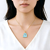20Pcs 4 Colors Alloy Enamel Pendants ENAM-YW0002-68-7