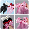 5Pcs 5 Colors Bowknot Polyester Hair Barrettes PHAR-SP0001-18B-3
