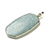 Natural Amazonite Pendants G-A099-01G-05-2