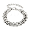 304 Stainless Steel Link Chain Bracelets for Women LS-BJEW-C113-01P-4