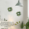 Spun Silk Cloth with PE Plastic Garland for Candle AJEW-WH0314-804B-5