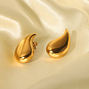 Stainless Steel Teardrop Stud Earrings XY8180-3