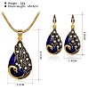 Alloy Rhinestone Jewelry Sets FS-WG746AE-03-2