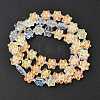 Electroplate Glass Beads Strands EGLA-P069-02A-AB-3