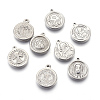 304 Stainless Steel Charms X-STAS-E444-15-1