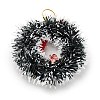 Christmas Wreath PVC Pendant Decorations HJEW-R100-01A-2